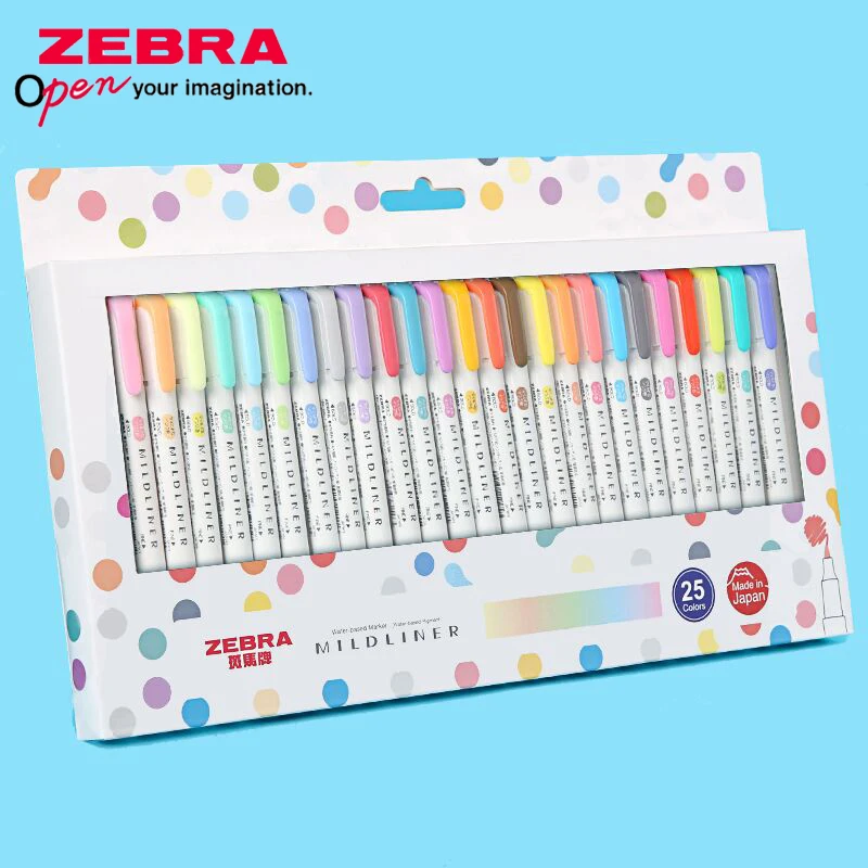 Zebra Pen Mildliner - ZEBRA Mildliner Highlighter WKT7 Double-headed Marker