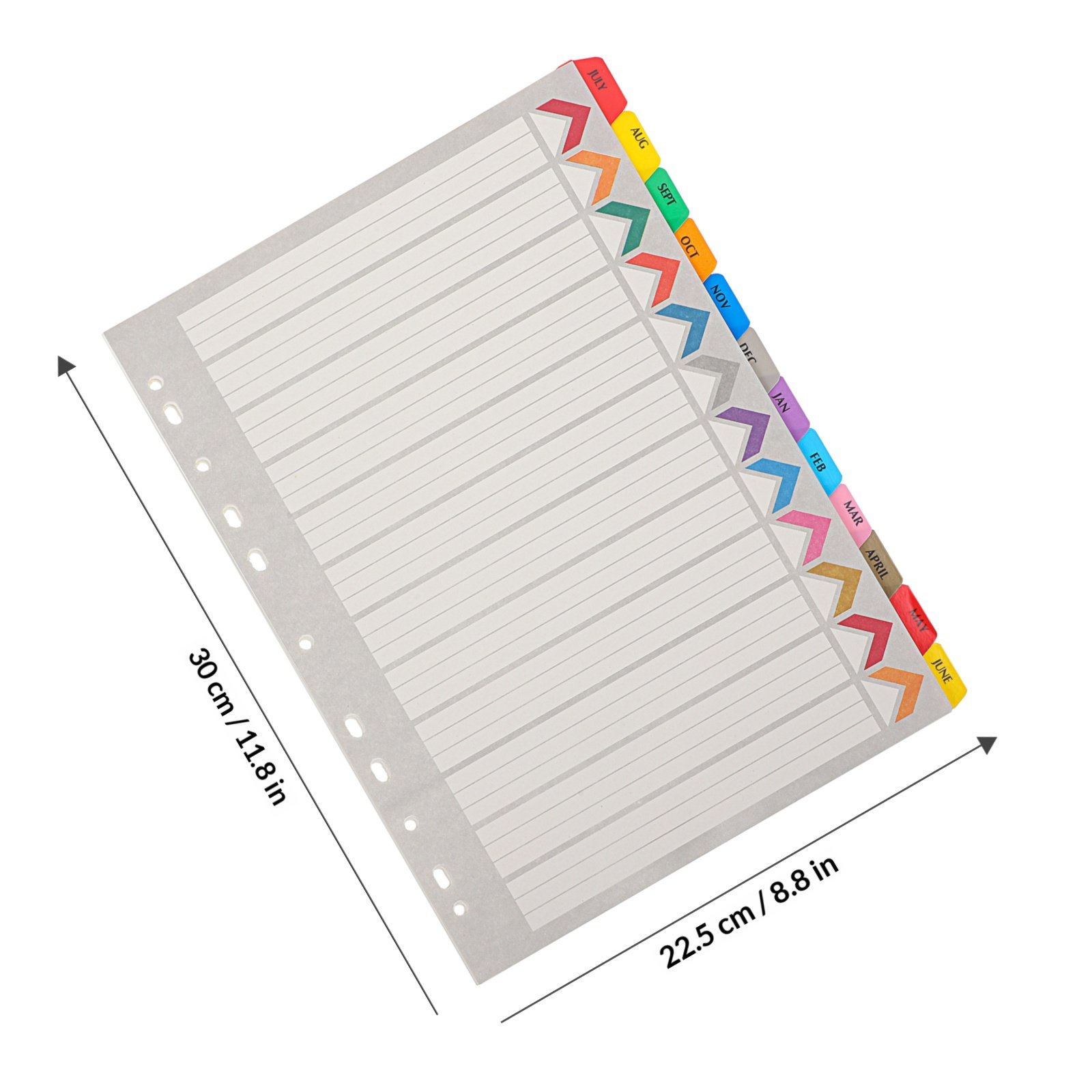 12Sheets Binder Dividers Tabs  - Tab Divider A4 review and price