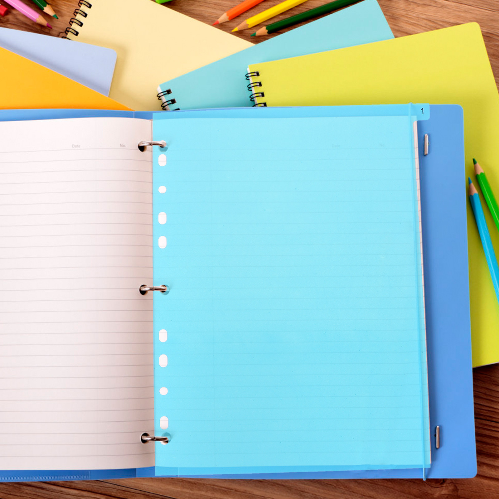 5Pcs Binder Dividers Colored P - Tab Divider A4 review and price