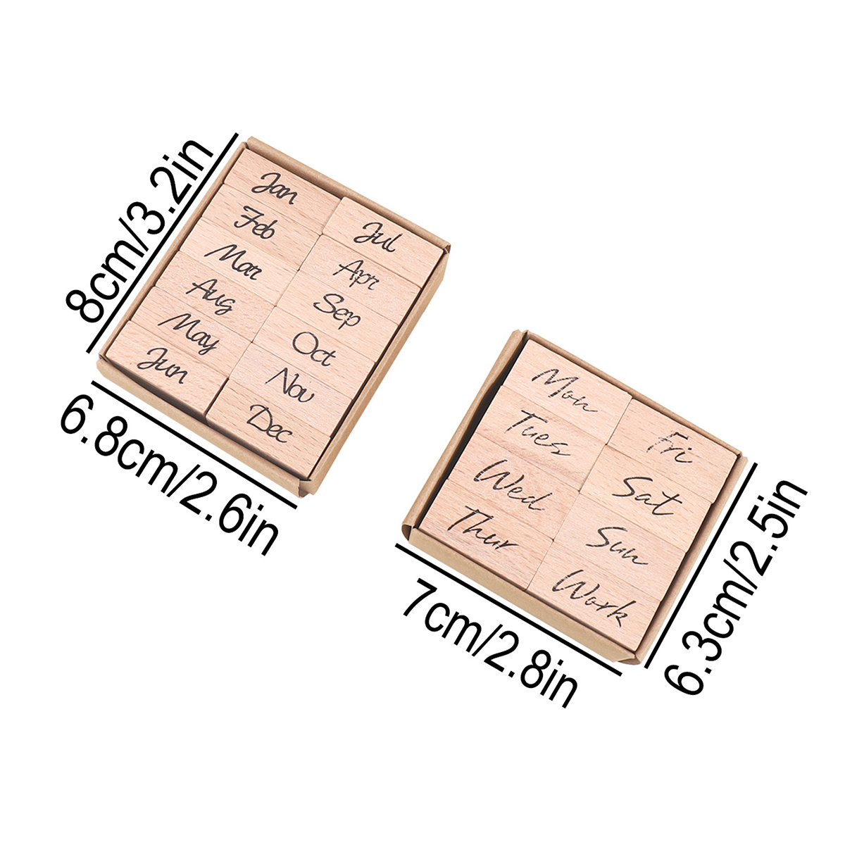 Wooden Rubber Stamp Set for Mo - Rubber Date Stamp review and price