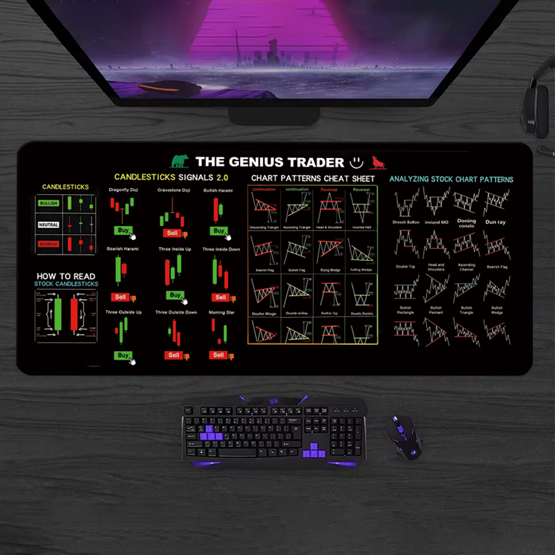 EXCO Stock Market Trader Leath - Leather Desk Pad review and price