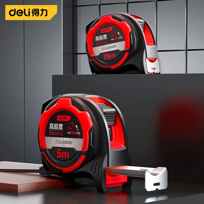 Deli 5/7.5M Thicken Carbon Ste - Tape Dispenser Weighted review and price