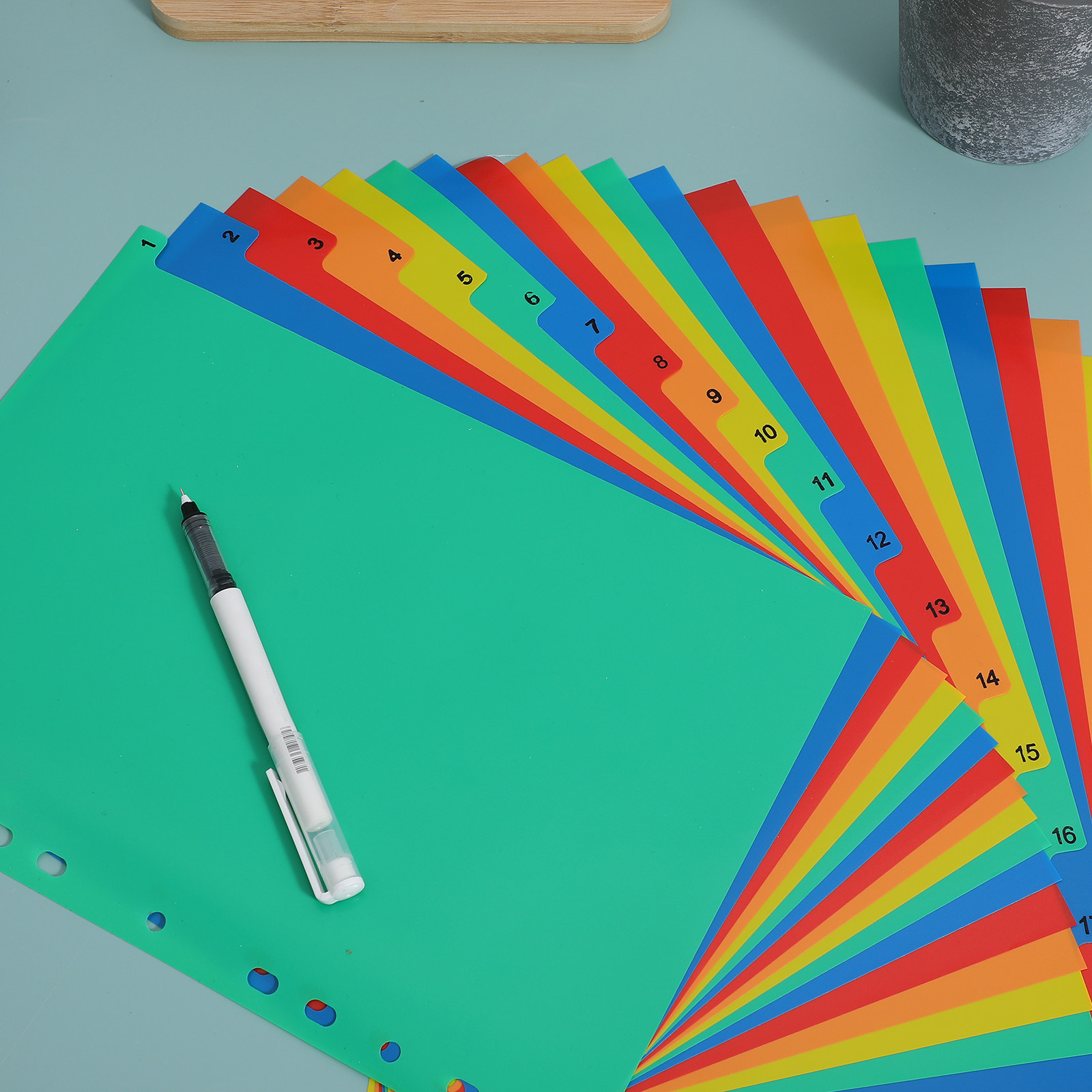A4 Colorful Plastic Classified - Tab Divider A4 review and price