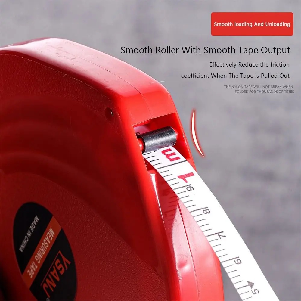Red Measuring Tape 30m 50m Dou - Tape Dispenser Weighted review and price